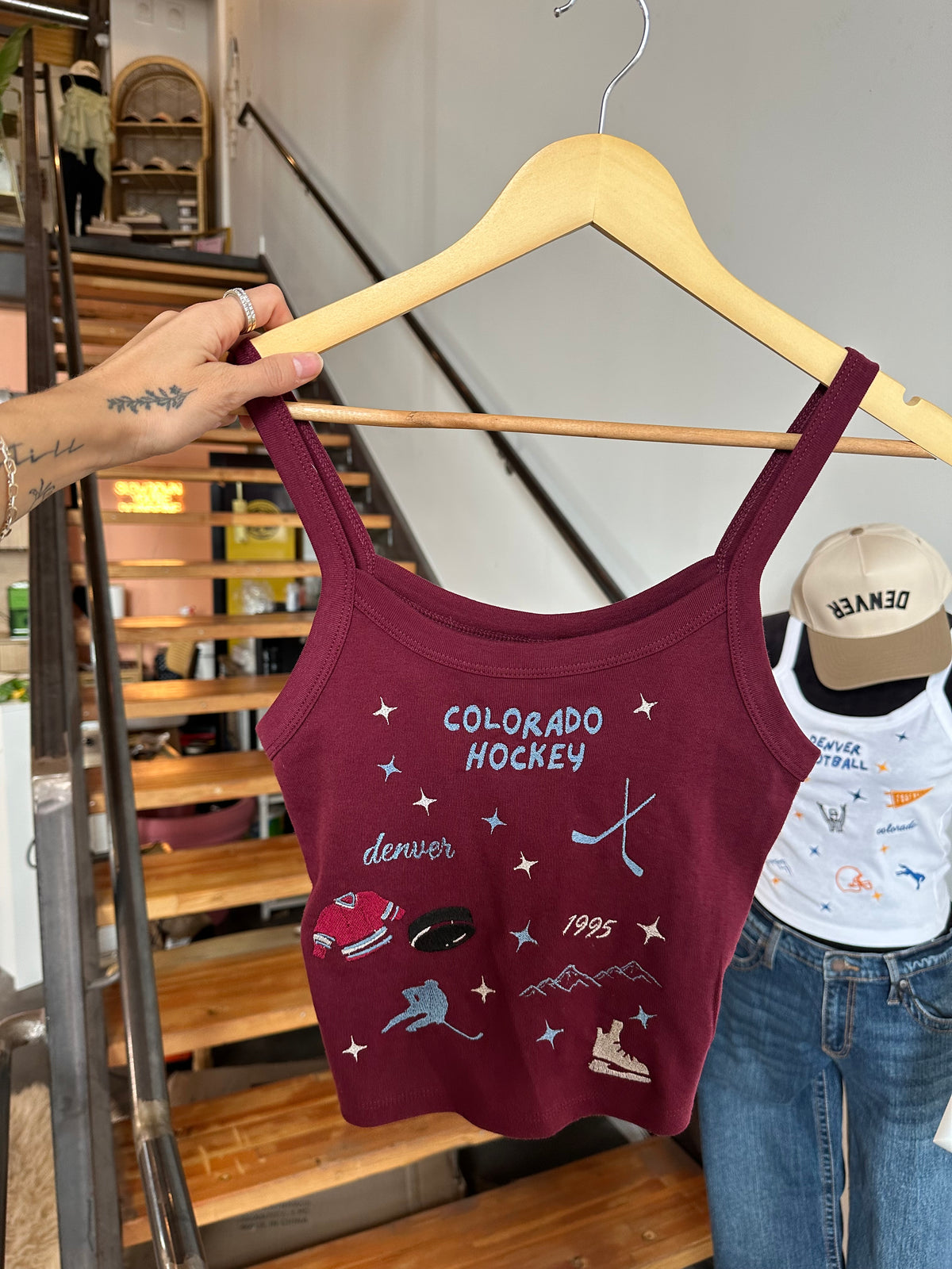 Colorado Hockey Patchwork Tank