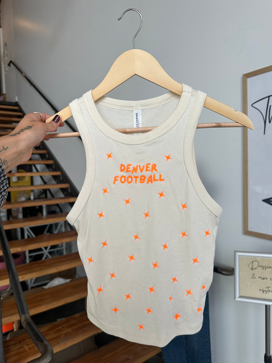 Denver Football High Neck Tank